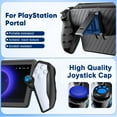 thumbnail image 6 of Accessories Kit for Playstation Portal, Carrying Case for PS Portal, Charging Dock Station for Playstation Portal, Protective Skin for PS5 Portal, 2 HD Screen Protector with 4 Thumb Grip,Wired Headset, 6 of 8