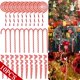 thumbnail image 1 of 12 adornos navideños de bastón de caramelo para árbol de Navidad, 3 estilos de piruleta, colgante navideño para árbol de Navidad., 1 of 5