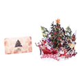 thumbnail image 1 of Christmas New Glittering Dreamy Three-dimensional Greeting Card Christmas Tree, 1 of 5