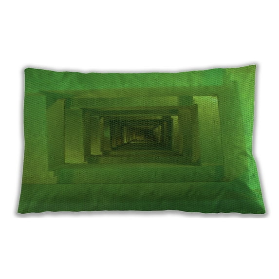 Ahgly Company Indoor Rectangular Contemporary Lumbar Throw Pillow, 13 inch by 19 inch