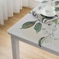 thumbnail image 4 of BANET Spring Summer Tablecloths for Rectangle Tables, Washable Eucalyptus Fabric Table Cloth,Waterproof Green Leaves Floral Tablecloth for Picnic Dinner Outdoor white, 4 of 7