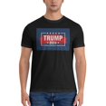 thumbnail image 4 of Yiaed Trump 2024 Take America Back Print Mens T-Shirt,Lightweight Cotton Tee, Crewneck T-Shirt For Men Basic Tee Shirt-4X-Large, 4 of 5