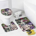 thumbnail image 4 of Invader Zim 4PCS Bathroom Sets Shower Curtain Sets with Toilet Lid Cover, U-Shaped Mat And Bath Mat, 4 of 8