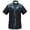 a-Black221, variant on VNKIDY Boys Kids Western Style Floral Embroidered Shirt Short Sleeve Button Down Collared Floral Embroidery Contrast Piping Cowboy Shirt For CasualParty Wear Black 12-13 Years