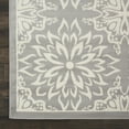 thumbnail image 3 of Nourison Jubilant Geometric Floral Ivory/Grey 8'6" x 12' Area Rug, (9' x 12'), 3 of 9