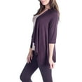 thumbnail image 2 of 24/7 Apparel Women's 3/4-Sleeve Open Shrug, 2 of 3