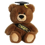 Aurora - Medium Brown Graduation - 10" Hugga-Wug Bear - Commemorative Stuffed Animal