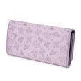 thumbnail image 4 of UTO Womens Wallet PU Leather Cute Purse for Girls Clutch Coin Purse Trifold Credit Card Holder Zipper Pocket(Purple Full), 4 of 8
