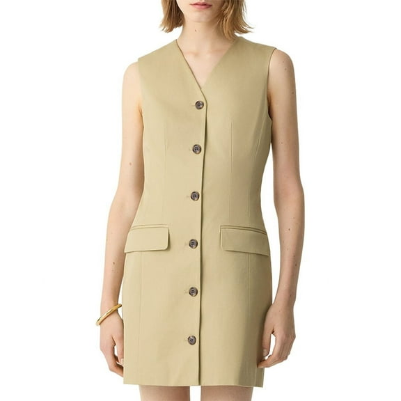 Theory womens Blazer Dress, 0, Beige