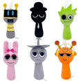 thumbnail image 1 of Peluche Sprunki Game Wenda Grey de 25 cm para niños y adultos, 1 of 4