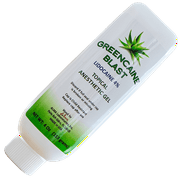 GREENCAINE Numbing Cream Lidocaine Max Strength Large 4 Oz Pain Relief for Minor Skin Irritations, Cuts, Burns, Scrapes or Insect Bites, Gentle for Face Bikini Underarms no wax topical anesthetic