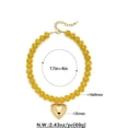 thumbnail image 6 of Leaf Resin Chunky Beaded Necklace for Women, Simple Modern Style Necklace Jewelry Accessory, 6 of 6