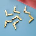 thumbnail image 2 of 10PC Book Protector Metal DIY Album Folders Crafts Scrapbook Retro Bronze Book Corner Protector (Golden), 2 of 7
