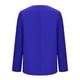 thumbnail image 5 of Blazer de moda para mujer, blusas de color liso, manga larga, cuello en V, chaqueta de traje informal, blusa de poliéster para mujer, 5 of 6