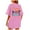 Pink, variant on Shirts for Women Trendy Beach Oversized Graphic Tees Vintage Baggy Shirts Summer Vacation Workout Tops