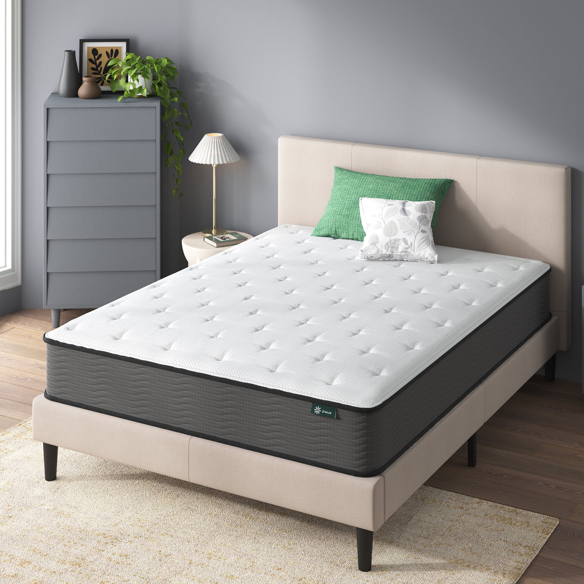 Matelas hybride à ressorts ensachés Zinus True Support de 10 pouces