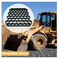 thumbnail image 5 of 12 Units Permeable Pavers Gravel, Grass& Gravel Driveway System, Interlocked Pavers Gravel Grid Black PE Shed Base 1.6" Depth, 32 Sq Ft (12), 5 of 6