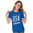 thumbnail image 4 of United States of Awesome Patriotic Womens Slim Fit Graphic Tee Brisco Brands S, 4 of 6
