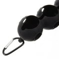 thumbnail image 3 of Raindrops 2Pcs Golf Ball Sleeve Black Silicone for Golf Playing Transportation, 3 of 8