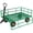Green&Black&Orange, variant on GARVEE Heavy Duty Steel Garden Cart,500lbs Capacity Pullable Garden Wagon with 10" All-Terrain Wheels,for Gardening Soil, Tools, and Plant Transport,Black&Yellow