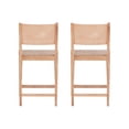 thumbnail image 6 of Holden 24" Counter Stools, Set of 2, Natural with Handwoven Seagrass Seat, 6 of 11
