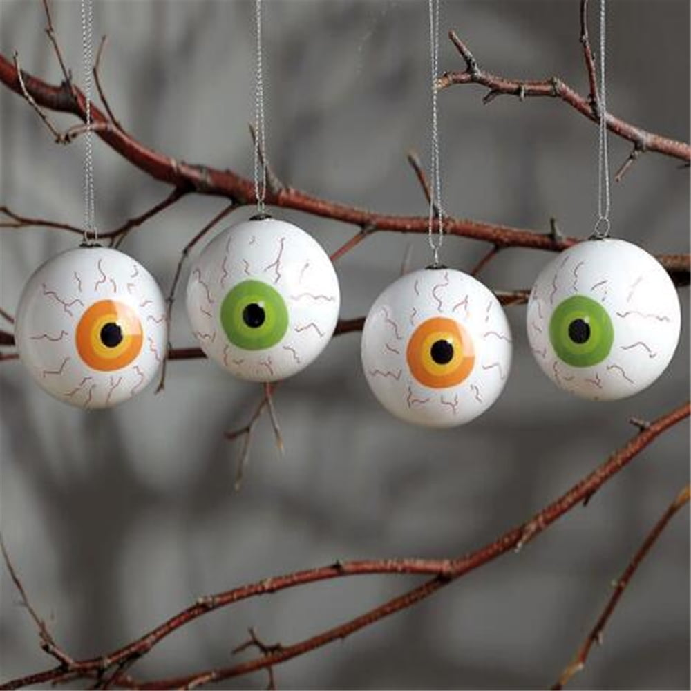 Spooky Eyeball Hanging Ornaments 4ct