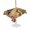 Brown, variant on Outdoor Tablecloth with Umbrella Hole for Patio/Picnic/Party/Camping, Welcome Waterproof Table Cloth Round Cover Washable, Summer Sunflowers Bohemia Floral Rustic Beige (Dia 54")