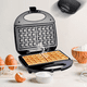 thumbnail image 2 of Wafflera JustClick MX 750W Doble Potente Negro, 2 of 5