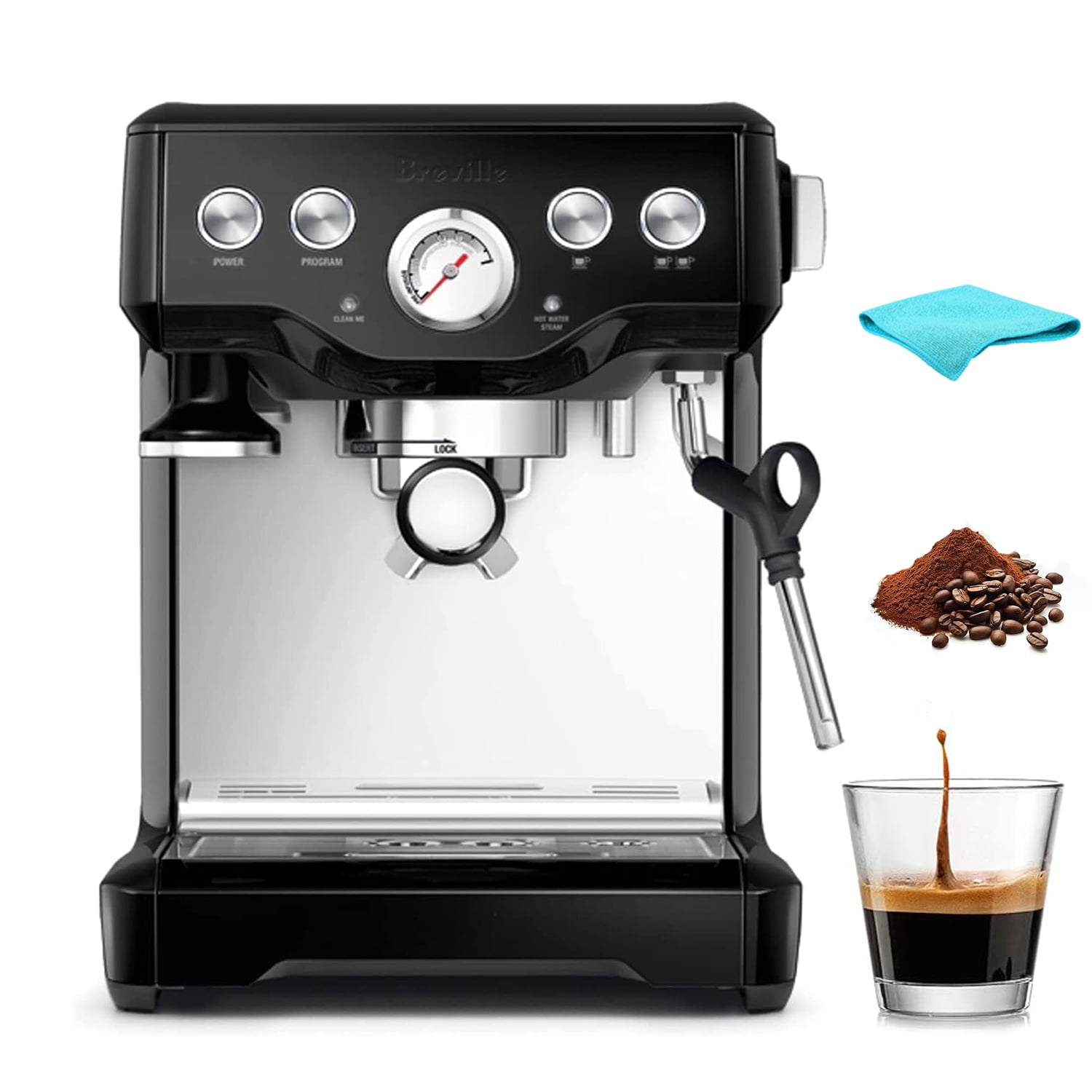 Breville BES870XL Barista Express Espresso Maker with Built-in