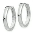 thumbnail image 2 of 14k White Gold Hinged Earrings, 2 of 3