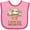 Pink and Fuchsia, variant on Inktastic Sloth I Love My Big Sister Boys or Girls Baby Bib