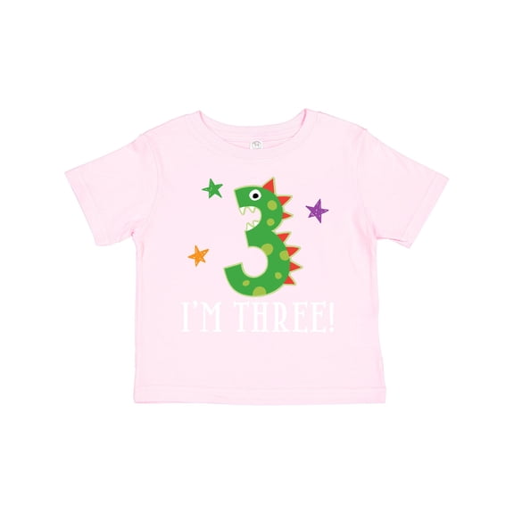 Inktastic 3rd Birthday Dinosaur Party Boys or Girls Toddler T-Shirt