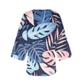thumbnail image 3 of Cárdigan de manga larga para mujer, blusa informal estampada con bolsillo, abrigo tipo cárdigan para mujer, 3 of 4