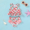 thumbnail image 2 of Gerichy Toddler Girl Swimsuit,Girls Bathing Suit Girls Bathing Suits Girl's 2 Piece Swimsuit Sport High Waist Teen Kids Bikini Set Bathing Suit Swimwear, 2 of 3