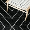 thumbnail image 6 of SAFAVIEH Adirondack Evonne Geometric Area Rug, Black/Light Grey, 6' x 9', 6 of 10