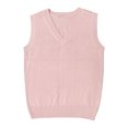 thumbnail image 2 of Hauts Sans Manches pour Femmes, Mode Décontractée, Blouse Sans Manches, Col en V, Blouses Sans Manches pour Femmes, 2 of 4