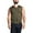 Contrast Olive/Black, variant on G-Style Men's Lightweight Athletic Casual Sleeveless Contrast Zipper Hoodie TH890 - Olive/Black - 3XL