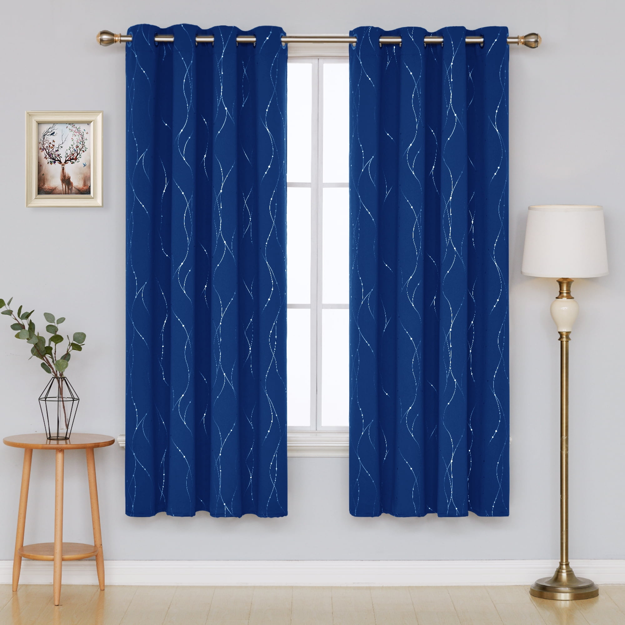 Deconovo Thermal Insulated Blackout Curtains for Nursery Solid Grommet