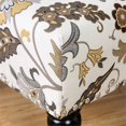 thumbnail image 3 of Furniture of America Lysa Fabric Wingback Accent Chair in Damask Pattern, 3 of 3