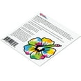 thumbnail image 2 of Hibiscus Decal Paint Splash Sticker Vinyl Rear Window Car Truck Laptop Flower Wall Water and Fade Resistant 4 Inches, 2 of 4