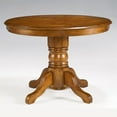 thumbnail image 1 of Kingfisher Lane Round Pedestal Dining Table in Cottage Oak, 1 of 3