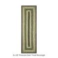 thumbnail image 6 of Homespice Pinecone Premium Jute Braided Stair Tread 8" x 28" (Set of 13) Rectangular Green Reversible, Natural Jute Yarn Rustic, Country, Primitive, Farmhouse Style, 6 of 6