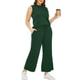 thumbnail image 3 of UVN Outfit Sets for Women Summer Sleeveless Tops And Pants Sweatsuits Casual 2 Piece Tracksuit Lounge Set, 3 of 7