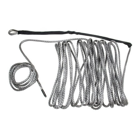 Winch Rope 1/4 X 50 10000LB Synthetic Winch Rope Line Recovery Cable 4WD ATV SUV W/ Sheath Truck Boat Winch Accessory Great Compatibility