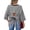Black, variant on Womens Tops Striped Crewneck T-Shirts Bowknot Cutout Back Tie Short Sleeve Ribbed Knit Loose Oversized Boxy Tee Tops Green S