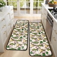 thumbnail image 4 of Kitchen Rugs Sets Of 2,Beige Buffalo Skull Cactus Pattern Anti Fatigue Kitchen Mat Rugs Non Slip Washable,Decorative Kitchen Floor Mats for Kitchen,Sink,Laundry,17"x47"+17"x47", 4 of 5