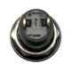 thumbnail image 4 of On-Off Latching Waterproof 12mm Push Button Switch SPST 2A IP67 Black, 4 of 5