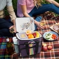thumbnail image 5 of FORMRS Insulated Cooler Bag 24 Cans Capacity Soft Leakproof Lunch Box with Side Pockets, Colorful UFO, 5 of 7
