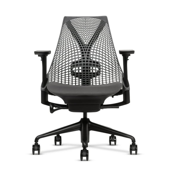 Restored Herman Miller Say Chair - Frameless 3D Intelligent Back, Harmonic Tilt, PostureFit - Adjustable Arms