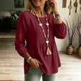 thumbnail image 5 of BUIGTTKLOP Womens Babydoll Tops V Neck Peplum Blouse Smocked Loose Fitted Tunic Top Puff Sleeve Dressy Tee Shirts, 5 of 8